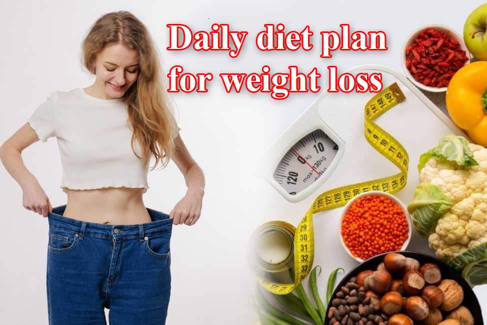 Daily diet plan for weight loss