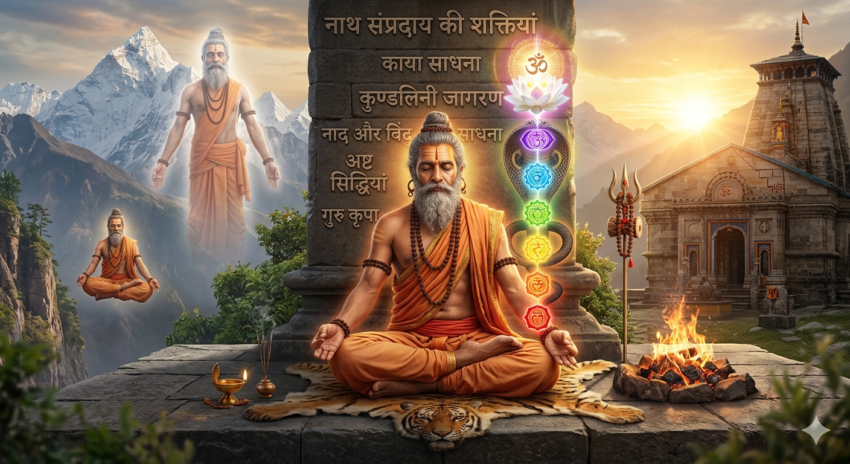 Nath Yogi doing Sadhana