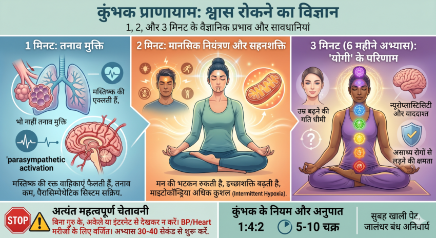 Kumbhaka Pranayama practice